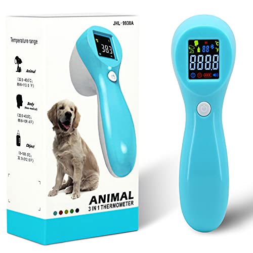 Hzran Cat and Dog Ear Temperature Monitor, 3 in 1 Pet Thermometer, Dog or Cats Ear Temperature