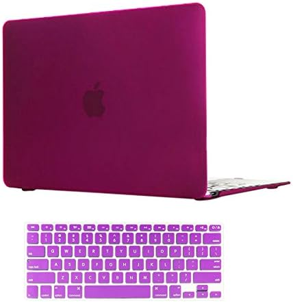 Versality Perfect Fit Hard Case Cover MacBook Pro 13.3" with Retina Display &amp; Matching Keyboard Cover, Plum Matte