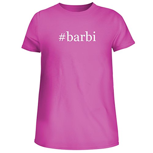 BH Cool Designs #Barbi - Cute Women's Junior Graphic Tee, Fuchsia, XX-Large