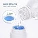 Guckmall Travel Squeeze Bottle, Set of Four 3oz Travel Toiletry Bottles Leakproof Soft Silicone Containers for Shampoo Conditioner Lotion Soap Cosmetics