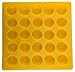 Guttman Rose, Yellow, Flexible, Soft Candy Mold used as Cream Cheese Mint Mold, Buttercream Mold, Fondant Mold, Marzipan Mold, Chocolate Mold, Fudge Mold, Caramel Mold and Butter Mold