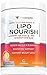 Lipo Nourish Detox Cleanse Weight Loss Powder: Natural Digestive Enzyme Supplement with Apple Cider Vinegar to Support Healthy Weight Loss for Women and Men and Bloating Relief, Pink Lemonade, 50 SRV