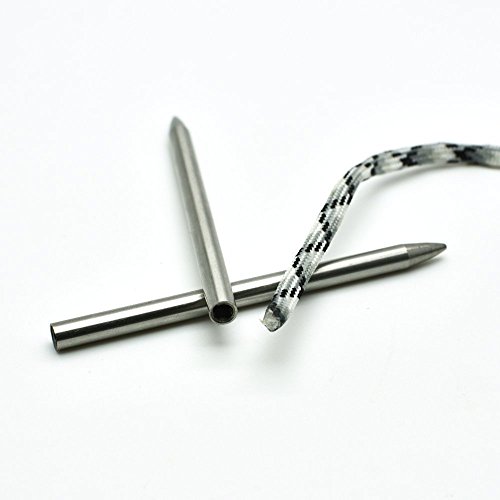 Aketek Stainless Steel 550 Paracord Fid, Lacing, Stitching Needles 2pcs