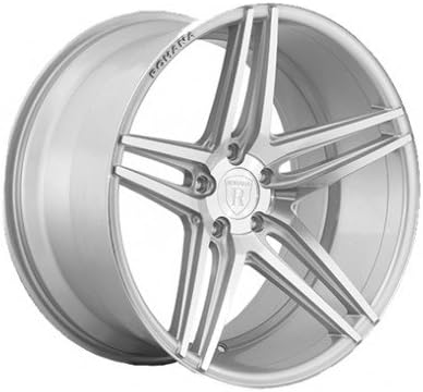 20" Wheels Rohana Rc8 20x9 20x10 Machined Silver Fits Nissan 5x114.3