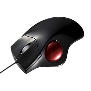 サンワサプライ 光学式トラックボールマウス エルゴノミクスデザイン ブラック MA-TB39BK