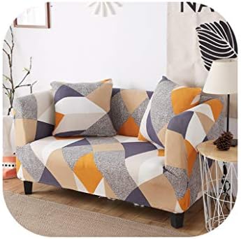 Happy Towns Black white gray 1/2/3/4 seater Sofa cover Tight wrap all-inclusive sectional elastic seat sofa covers couch Die Cushion Covers,5858,AB 145-185cm