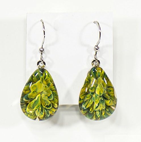 Tear drop earrings/boucles d'oreilles Croc eyes