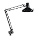 LEDU L445BK 3-Way Clamp Mount Fluorescent/Incandescent Swing Arm Lamp, 37.5