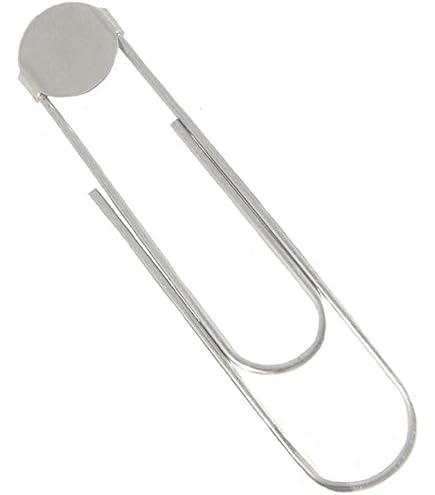 置物 kiss paper clip Amazon.com: 50 Bookmarker Paperclips with Pad : Office Products