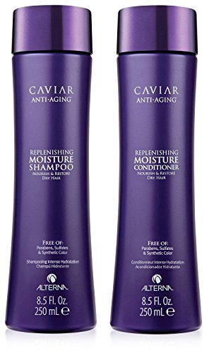 Caviar Anti-Aging Replenishing Moisture Shampoo and Conditioner Set, 8.5-Ounce