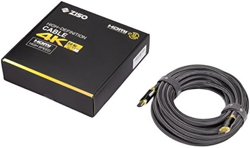 4K High Speed HDMI 2.0 Ready (4K 60Hz 4:4:4) HDR HDCP 2.2 - Ethernet / Audio Return Channel ,Gold Plated Connectors Ultra HD blu-ray Apple TV 4K Xbox x PS4 pro (28 AWG 18Gbps) (25 feet)