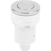 Air Pressure Bath Switch Tub Spa Massage Bath Garbage Waste Disposal Air Switch Push Button Garbage Disposal Sink Top Air Switch(White,Size:28mm)