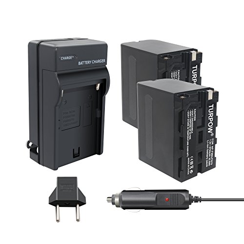 NP-F960/ NP-F970 Battery-TURPOW 8700mAh 2 Pack Sony NP-F975 NP-F950 NP-F930 Battery and Charger Kit for Sony DCR-VX2100 HDR-AX2000 FX1 FX7 FX1000 HVR-HD1000U V1U Z1P Z1U Z5U, LED Video Light NP-F960/ NP-F970 Battery-TURPOW 8700mAh 2 Pack Sony NP-F975 NP-F950 NP-F930 Battery and Charger Kit for Sony DCR-VX2100 HDR-AX2000 FX1 FX7 FX1000 HVR-HD1000U V1U Z1P Z1U Z5U, LED Video Light