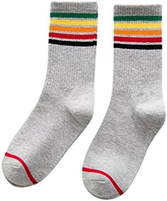 1Pair of Anshinto Girls Socks Women Cotton Warm Soft Stocking (GY)