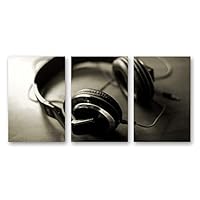 3 Piece Canvas Wall Art Microphone Canvas Prints Home Artwork Decoration for Living Room,Bedroom - 16