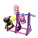 Freefa Interactive Monkey and Squirrel Pet Pet Toy Climbing Seesaw Playset (Not Fingerling)