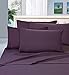 Elegant Comfort Luxurious Bed Sheets Set on Amazon 1500 Premier Wrinkle,Fade and Stain Resistant 4-Piece Bed Sheet Set, Deep Pocket, King Purple