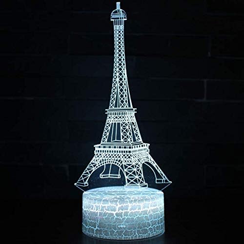 lampara de ilusion optica torre eiffel