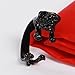 ClothingLoves Women's Cute Pug Burnished Adjustable Wrap Ring