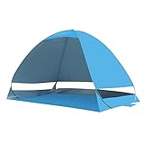 Rhorawill Automatic Pop Up Beach Tent: 2-3 Persons, Easy Set Up, Durable Stable Shade Shelter With Sun UV Protection For Privacy At The Seaside, Park, Yard, Lightweight And Easy To Fold Canopy