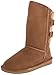 BEARPAW Youth Boshie Hickory Size 3 | Youth's Boot Classic Suede | Kid's Slip On Boot | Comfortable Winter Boot