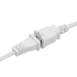 2 Prong Power Extension Cord 3FT/1 Meter, Polarized
