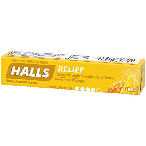 Halls Honey Lemon Cough Drops - Image 4
