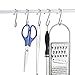 Roontin 30PC S Hooks Silver, Heavy Duty Hangers, Metal Iron Hanger S Hooks 30 Pack White - for Hanging Pots and Pans, Coffee Mugs, Utensils, Clothes, Jeans, Towels in Kitchen and Closet Shelf