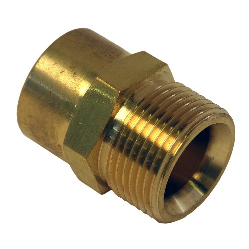 LASCO 60-1055 Adapter for Pressure Washer, Male 22mm Adapter, Karcher 3/8-Inch Female Pipe Thread