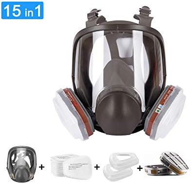 Anti-Fog Full Face Respirator Gas Mask Protection Respiratory Protection Widely Used 6800 Mask Body for Paint Spary Chemical Woodworking Dust Protectio