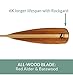 Bending Branches Beavertail Recreational Canoe Paddle for Deep Water Lake Paddling