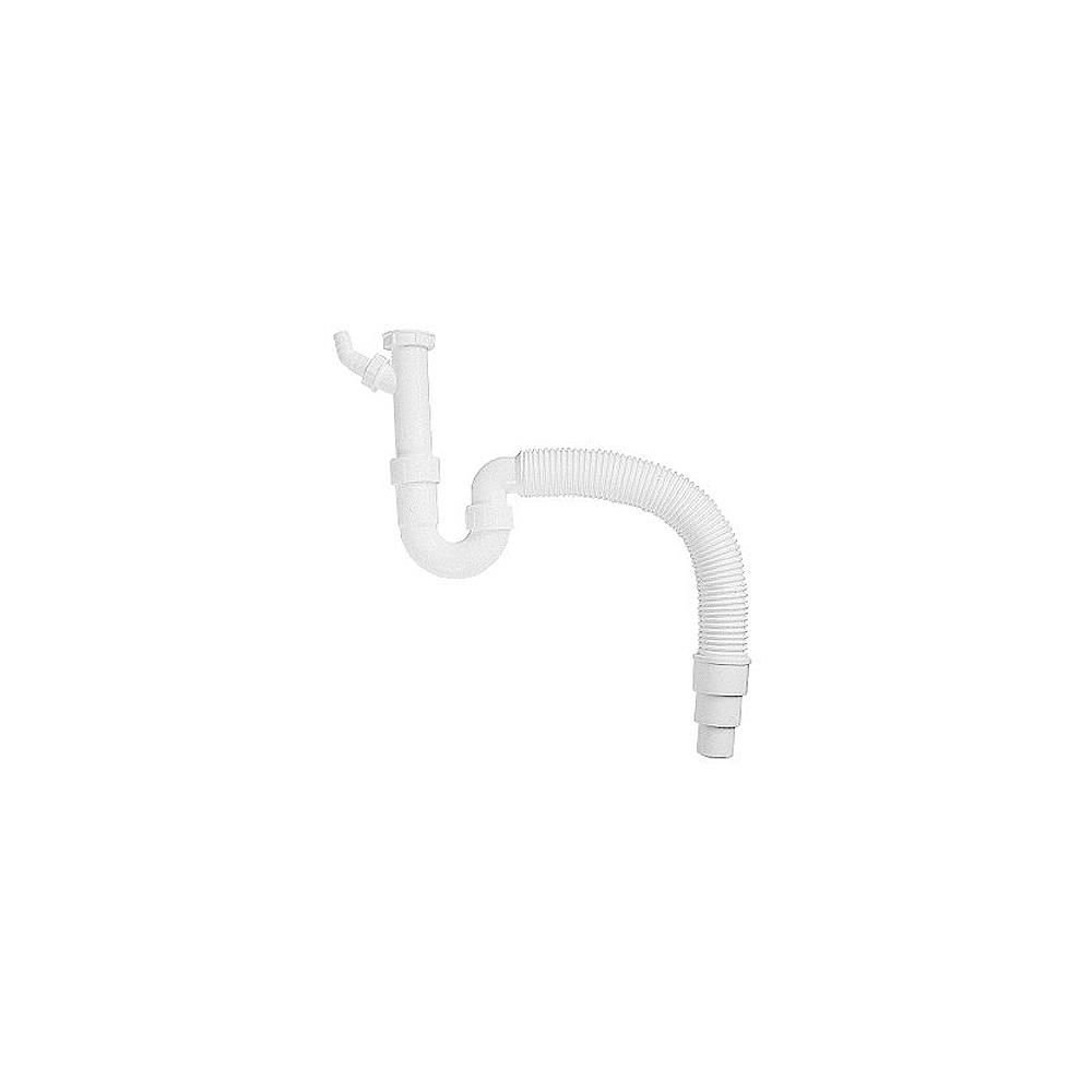 BLANCO Siphon 1 ½'' with Flexible Hose | Outlet Ø 40 or 50 mm | with Dishwasher Connection | 1½ Bowls