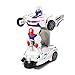 WonderPlay Transforming Toy Car for Boys, 2 in 1 Truck Realistic Robot for Kids Toddler, Bump and Go Action Toy Vehicle