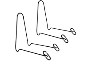 Artliving 2 Pack Display Stand Easel Iron Bowl Stands for Display Large Deep Bowls, Platters and Deep Dishes