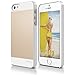 elago® S5 Outfit Aluminum and Polycarbonate Dual Case for the iPhone 5/5S - eco friendly Retail Packaging (White/Champagne Gold) - Spark Design Award