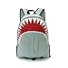 LuckyZ Toddle Kids 3D Shark Backpack Cute Cartoon School Sidesick Bags,Gray