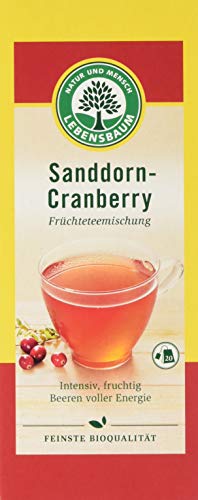 Lebensbaum Früchtetee Im Teebeutel - Sanddorn-Cranberry, 50 g