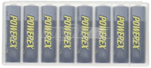 Powerex MH-8AA270-BH Powerex AA 2700mAh 8-Pack Rechargeable Batteries