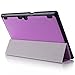 Lenovo Tab 2 A10 & Lenovo Tab 3 10 Case - HOTCOOL Ultra Slim Lightweight Stand Cover Case For Lenovo Tab 2 A10-70 & Lenovo Tab 3 10 Business Tablet(With Auto Wake/Sleep Feature), Purple