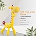 Baby Teether with Finger Toothbrush - 3 in Pack - 1x Silicone Infant Training Giraffe Teether Toy + 2X Finger Toothbrushes with Storage Case