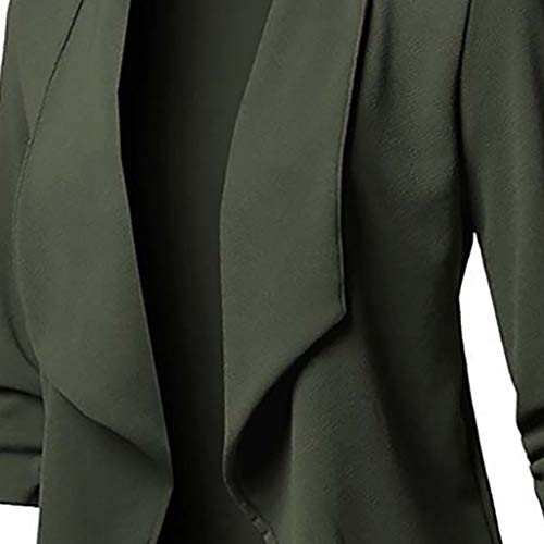Hniunew-Sakkos-MDchen-Suit-Pumps-Elegant-Blazer-Cardigan-Office-Jacket-Jacke-FlieT-Wunderbar-Kurzer-Mantel-Arbeitskleidung-Damenoberteile-Dress-Coat