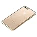 JETech Case for iPhone SE 3/2 (2022/2020 Edition), iPhone 8 and iPhone 7, 4.7-Inch, Non-Yellowing Shockproof Phone Bumper Cover, Anti-Scratch Clear Back (Gold)