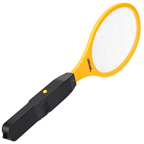 Premium Heavy duty electric bug swatter 2800V zapper racket-Original Hand Held Racket Style Fly and Mosquito Zapper - AA Batteries Included-Great for Bugs,Pest,Wasp,Fly Control at Home,Indoor/Outdoor