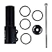 Weanas Bike Stem Riser, MTB Handlebar Riser Extender Bicycle Alloy Head up Adapter for Mountain Bike, Road Bike, MTB, BMX (1-1/8