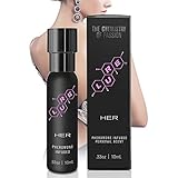 Topco Lure Black Label for Her Pheromone Infused Personal Scent, 0.33 Fluid Ounce