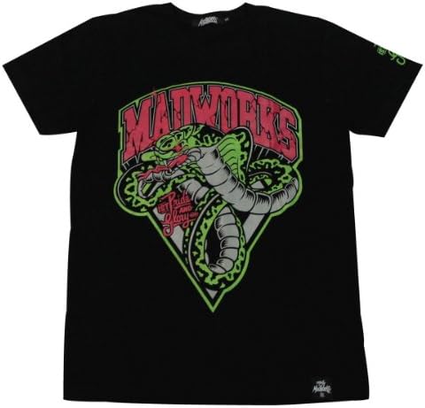 MADWORKS snake rock punk bboy hiphop skate street wear T-Shirt / TS005 size S