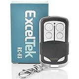 ExcelTek 971LM Compatible Garage Door Remote Control with Red Orange Learn Button Liftmaster Chamberlain Craftsman 970LM 972LM 973LM 91LM 92LM 139.53680 139.53681