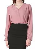 Regna X Love Coated Womens long sleeve chiffon blouses(Printed & Solid colors, 5 styles, S-3X)