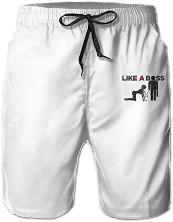 NASUK Get Rid Of Your Wife Like A BossMen's Summer Speed Dry Beach Trousers Beach Bathing Suit Hot Spring Pants