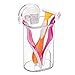iDesign Plastic Suction Tumbler Cup and Bathroom Organizer for Mirror or Shower Storage – 3